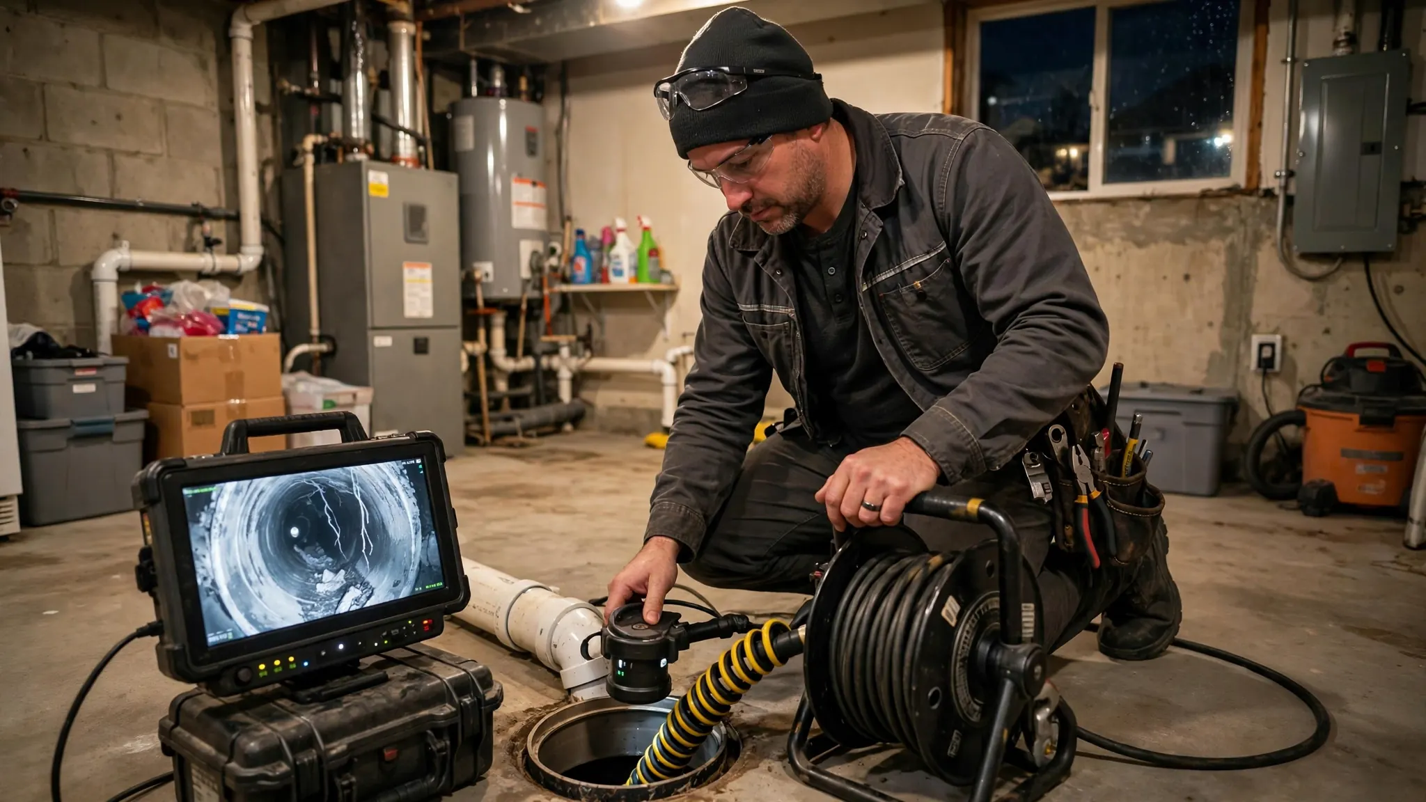 Sewage backing up into a home’s lowest drain — emergency main line clog response in Broomfield