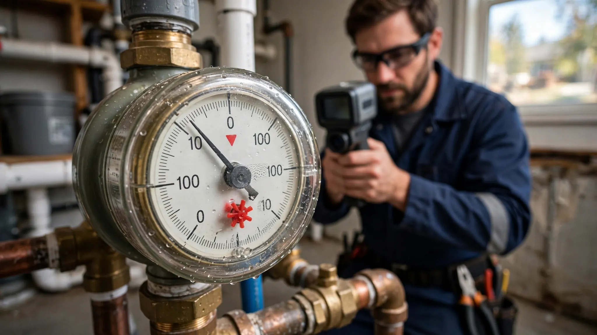 Water Meter Spinning When No Water Is Running