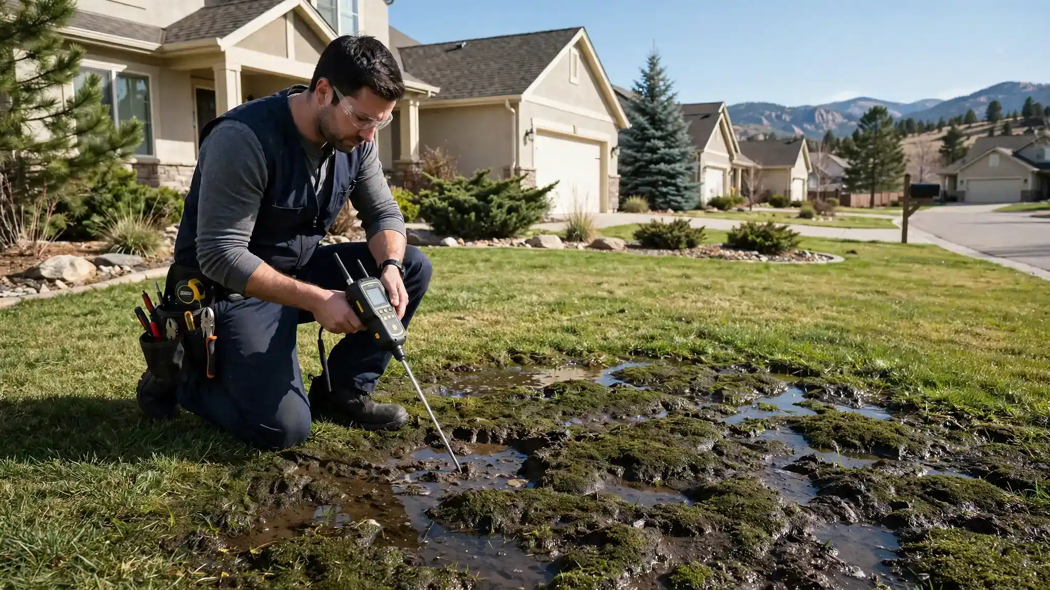 Wet Spot In The Yard That Never Dries